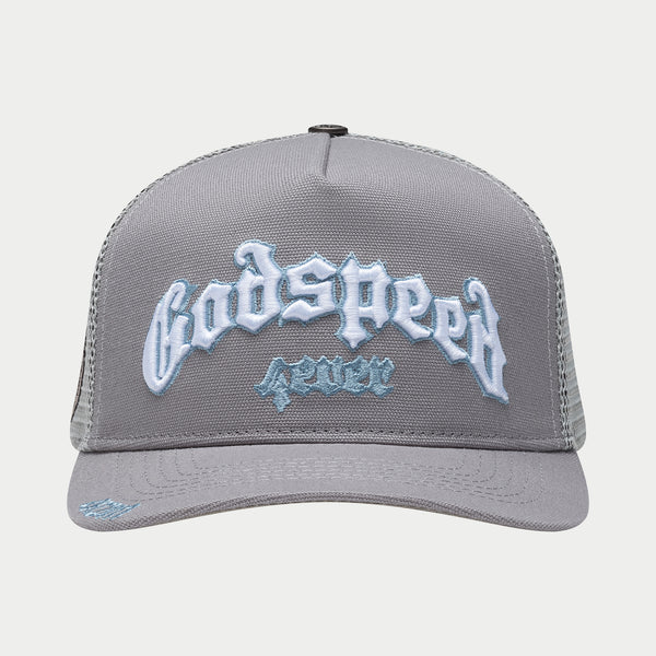 GODSPEED NEW YORK GS FOREVER TRUCKER HAT (Cool Grey)