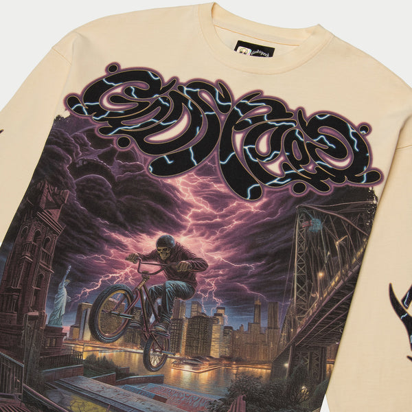 GODSPEED NEW YORK - B.M.X LS T-Shirt (Bone)