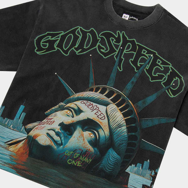 GODSPEED NEW YORK - Sunken Liberty Thermal T-Shirt