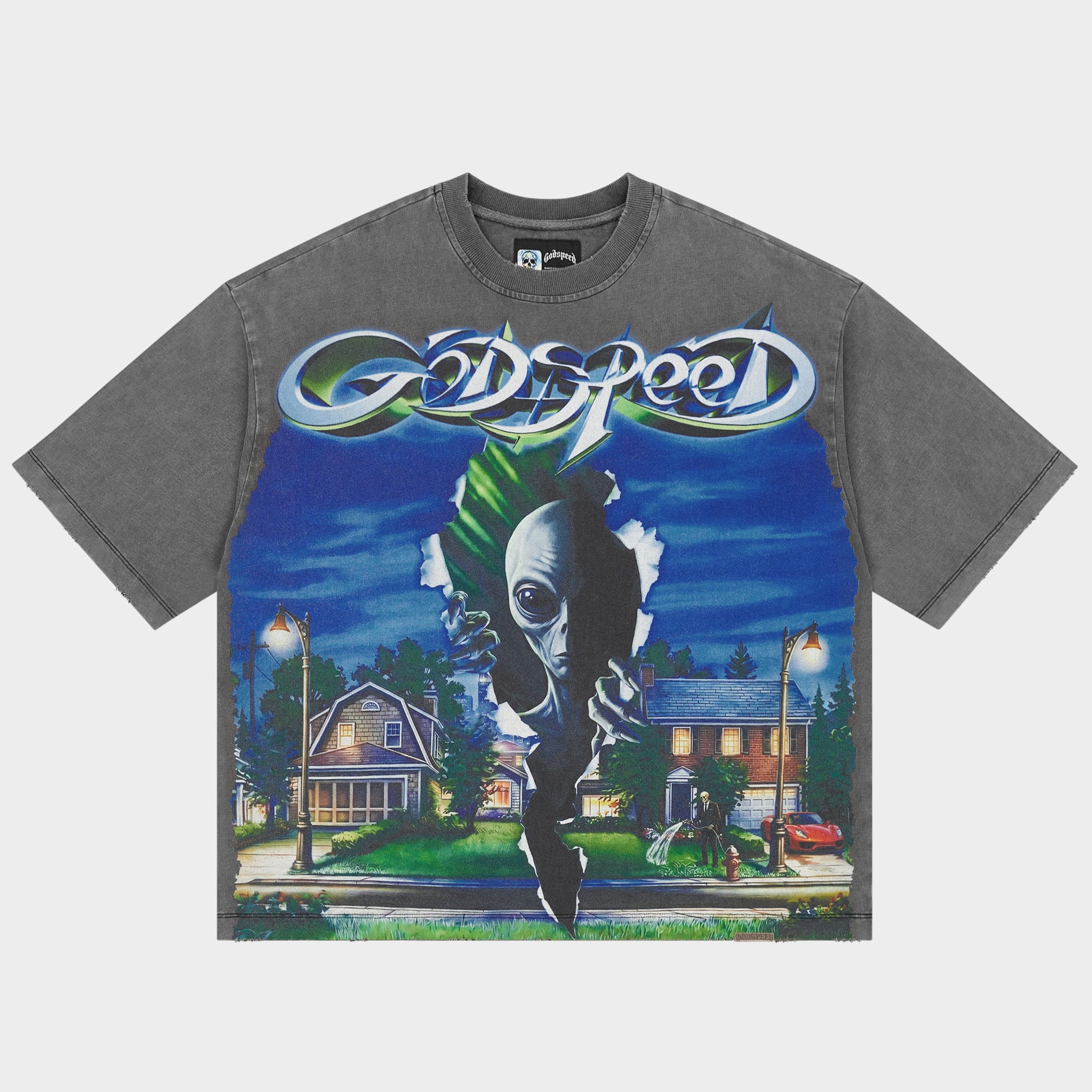 GODSPEED NEW YORK - Overstimulation Tshirt (Grey)