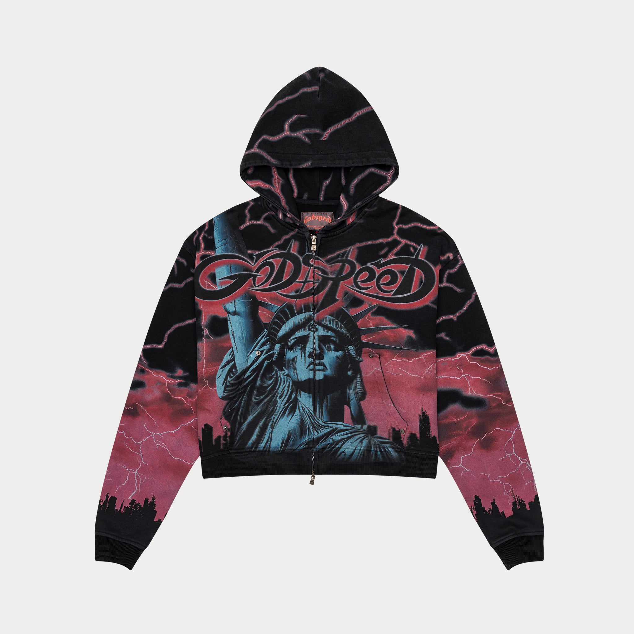 GODSPEED NEW YORK - Voltage Zip Hoodie (Red)
