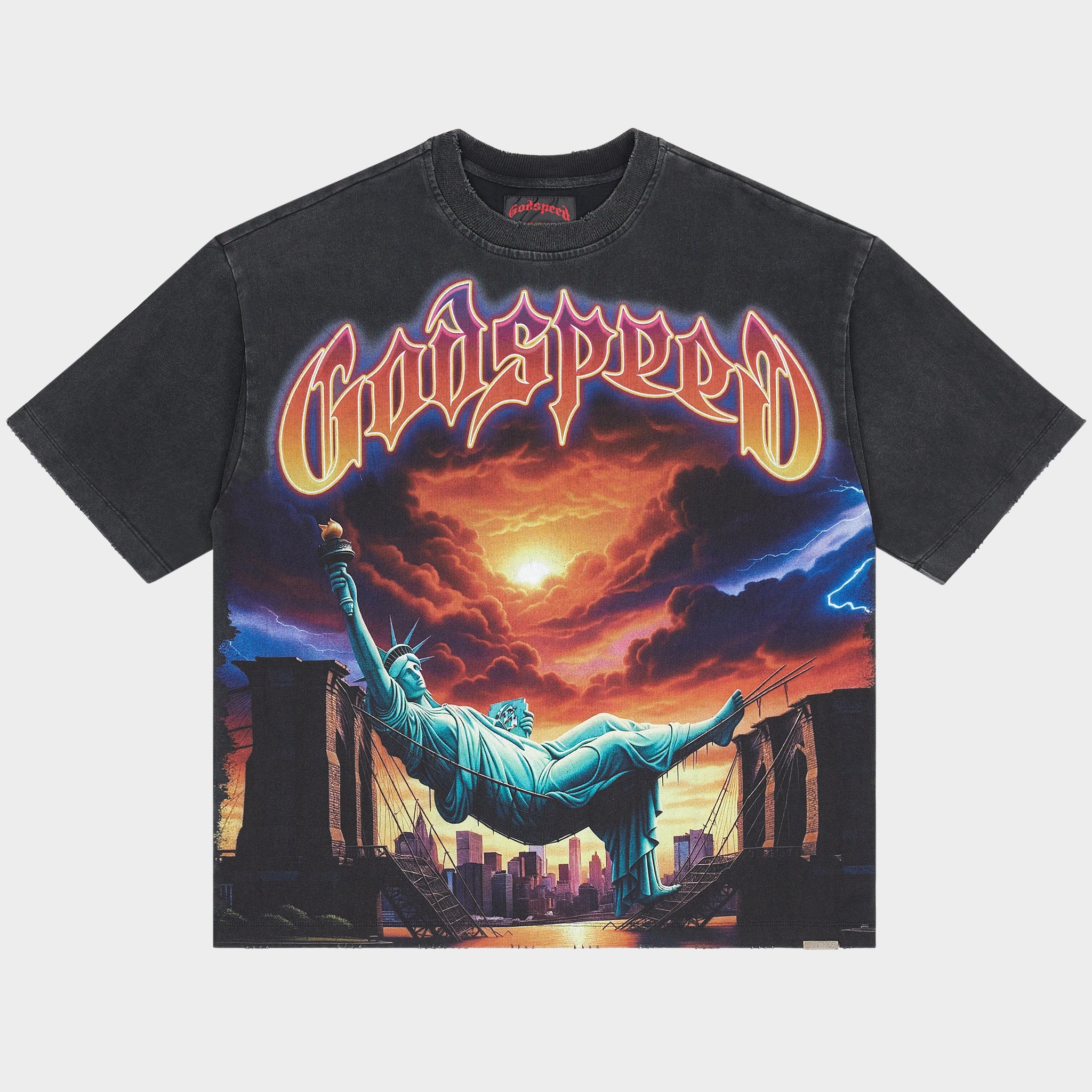 GODSPEED NEW YORK - Burnt Bridges Tshirt (Black)