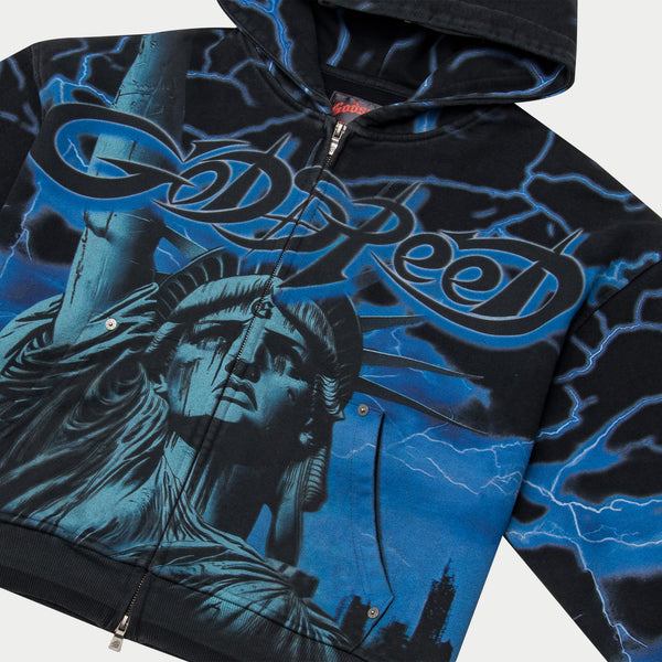 GODSPEED NEW YORK - Voltage Zip Hoodie (Blue)