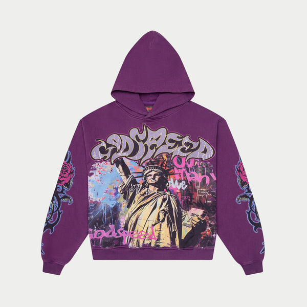 GODSPEED NEW YORK - Vandal Hoodie (Purple)