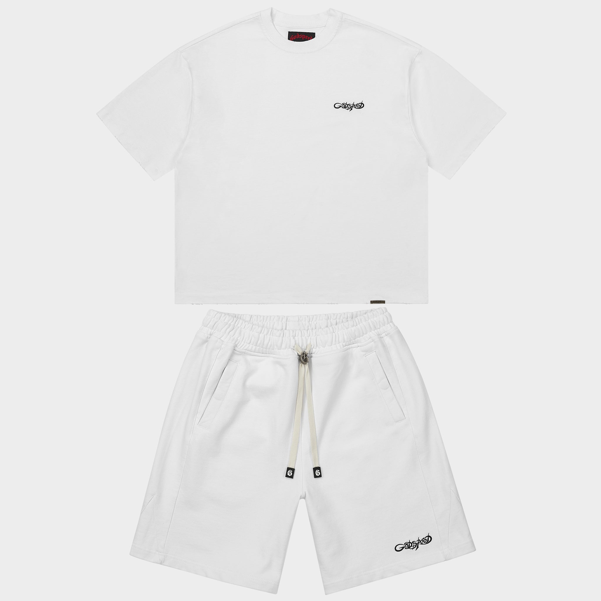 GODSPEED NEW YORK - Core Sweatshorts (Black/White)