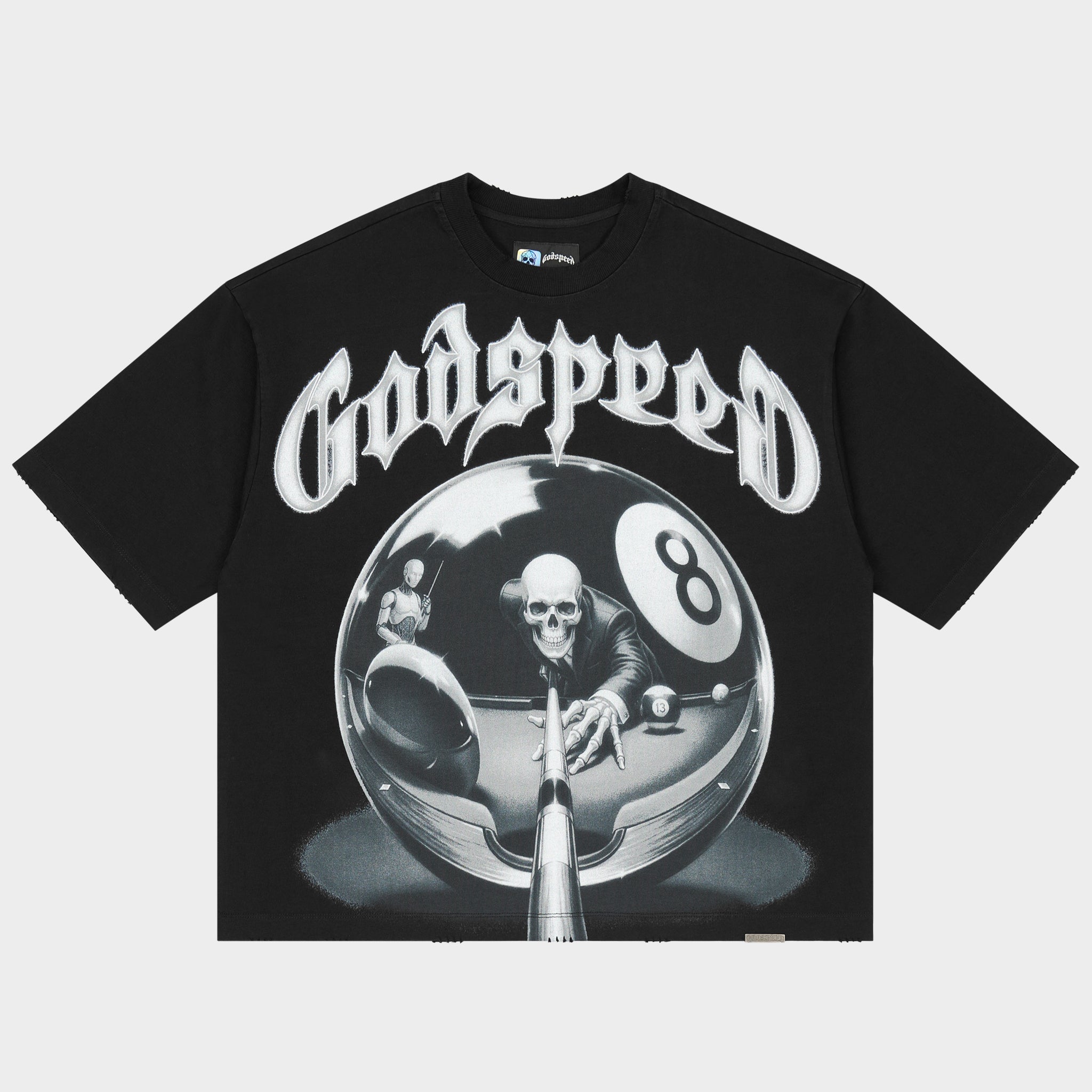 GODSPEED NEW YORK tシャツ　ゴットスピード GODSPEED NEW YORK - Overstimulation Tshirt (Grey)
