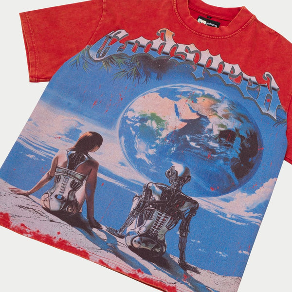GODSPEED NEW YORK - Artificial Love T-Shirt (Red Washed)