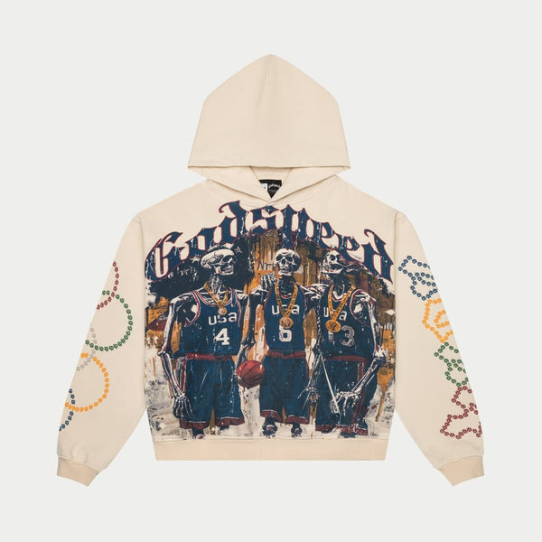 GODSPEED NEW YORK - 🥇 DreamTeam '24 Hoodie (Bone)