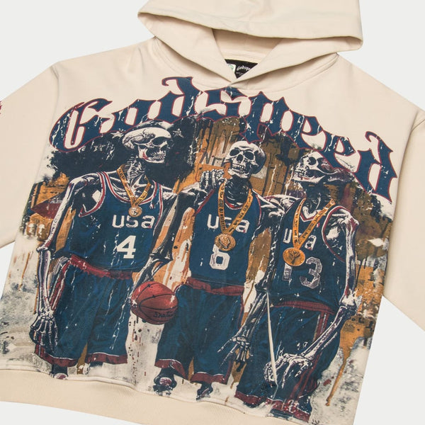 GODSPEED NEW YORK - 🥇 DreamTeam '24 Hoodie (Bone)
