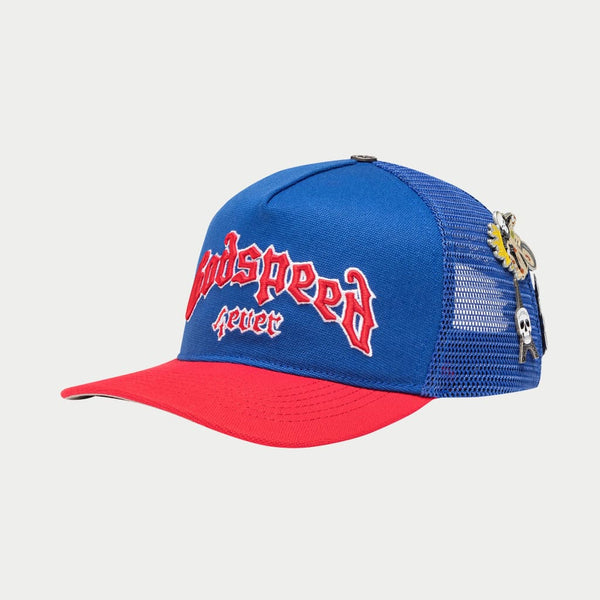 GODSPEED NEW YORK - GS FOREVER TRUCKER HAT (BLUE/RED)