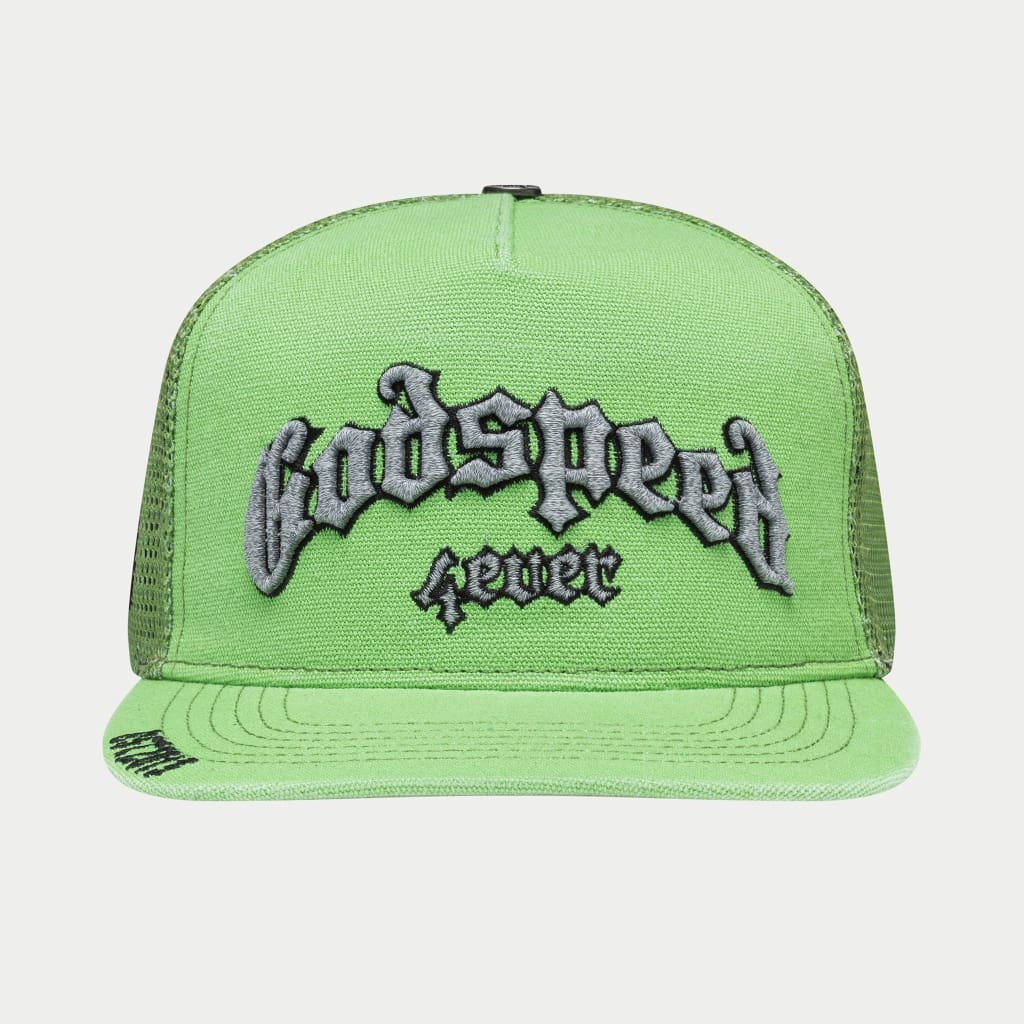 GODSPEED NEW YORK - GS Forever Trucker Hat (Lime Washed)