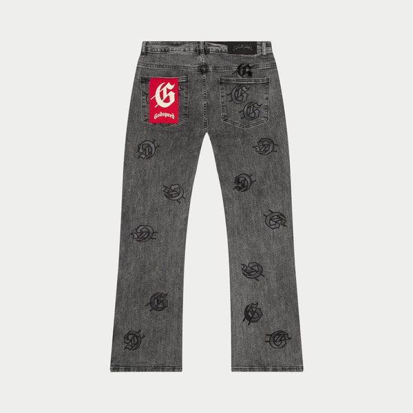 ★INFINITE ウヒョン★【RSSC】★DENIM PATCHED BEANI.E★ infinity-denim-v2-grey-cf-size
