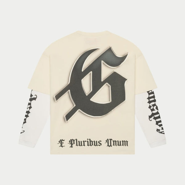 GODSPEED NEW YORK - Rocker Layered T-shirt (Bone)