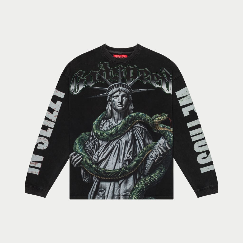 GODSPEED NEW YORK - Top 5 Slizzy LS (Black Wash)