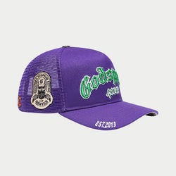 GS FOREVER TRUCKER HAT (Purple/Green)