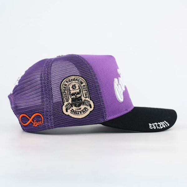 GODSPEED NEW YORK - GS FOREVER TRUCKER HAT (Purple/Black)