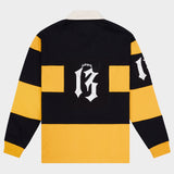 Classic Field Rugby Shirt (Black Yellow)
