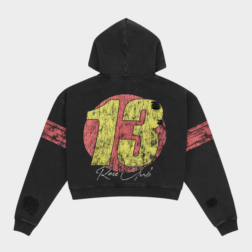 Speedway Zip Hoodie (Black)