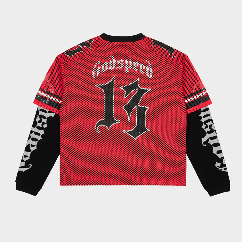 TD Layered Jersey (Black/Red/White)
