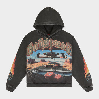 On the Run II Hoodie (Black wash)