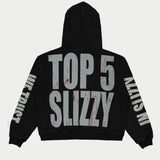 Top 5 Slizzy VVS Hoodie (Black Wash)