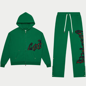 OG Logo Sweatsuit (Green Plaid)