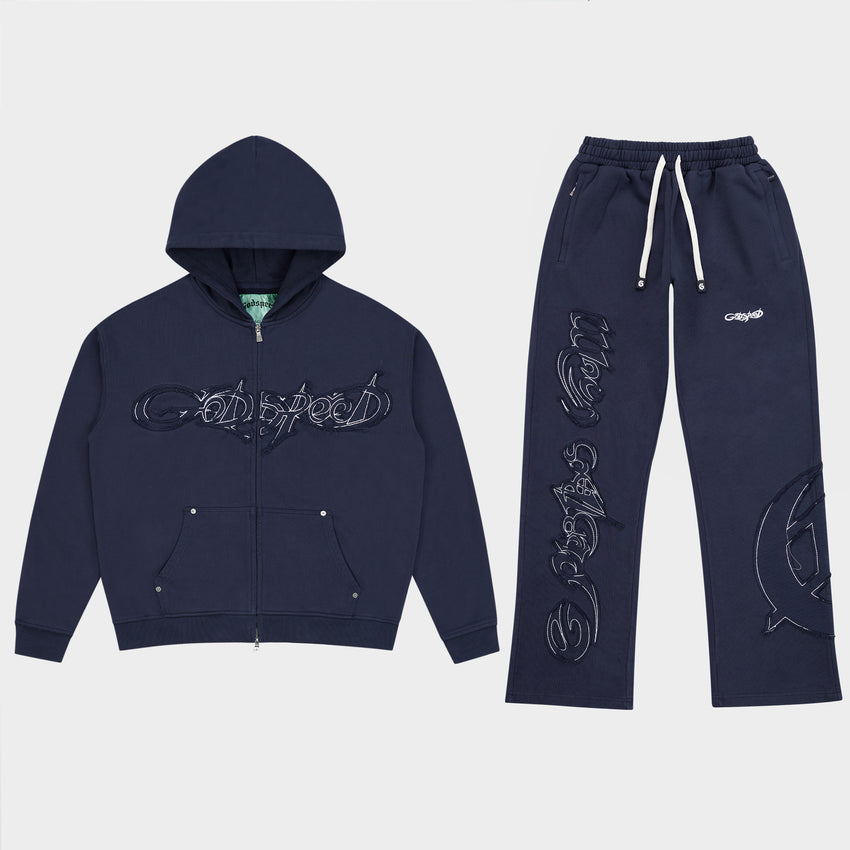 Raw Import Sweatsuit (Navy)