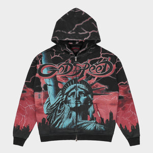 Voltage Zip Hoodie V2 (Red)