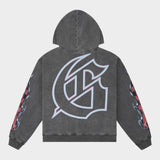 Drive in Hoodie (Grey Wash)