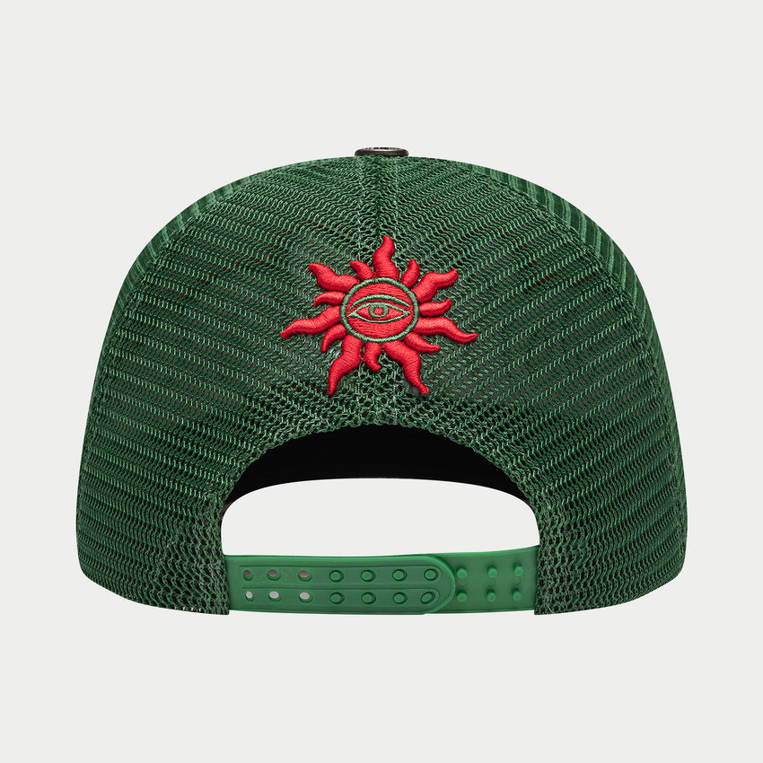 GS Neo Trucker Hat (Green/Yellow/Red)