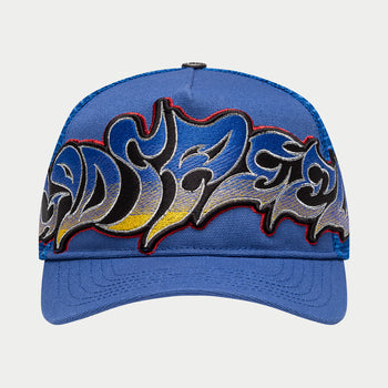 GS Neo Trucker Hat (Blue/Yellow/Red)