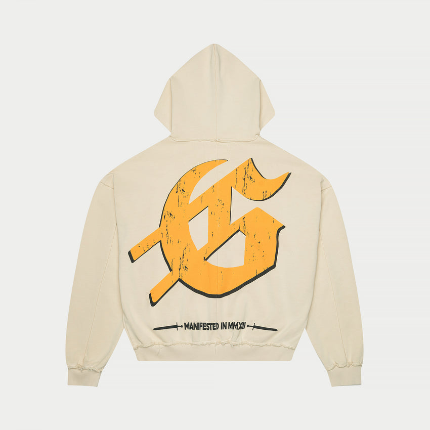 Chrome Liberty Zip Hoodie V2 (Bone)