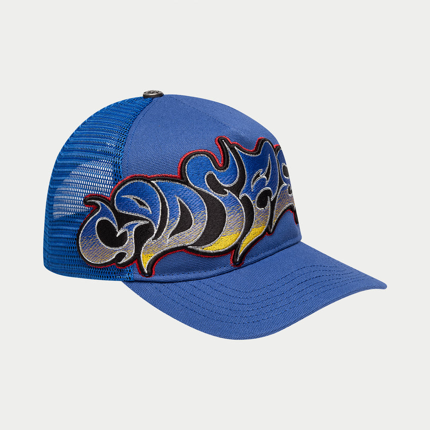 GS Neo Trucker Hat (Blue/Yellow/Red)