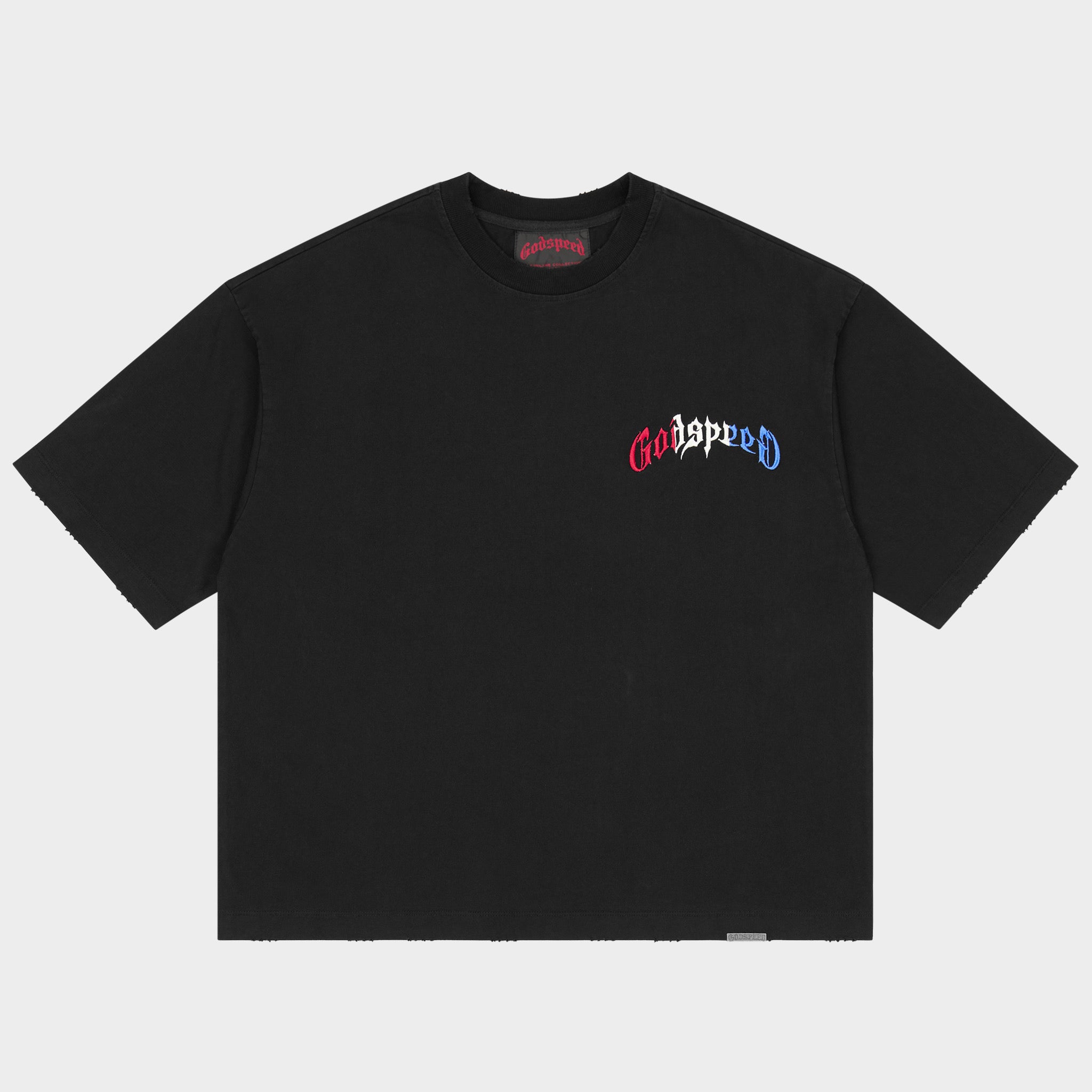 GODSPEED NEW YORK - GS V2 Logo Necessi-Tee (Black White)