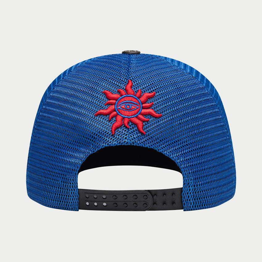 GS Neo Trucker Hat (Blue/Yellow/Red)