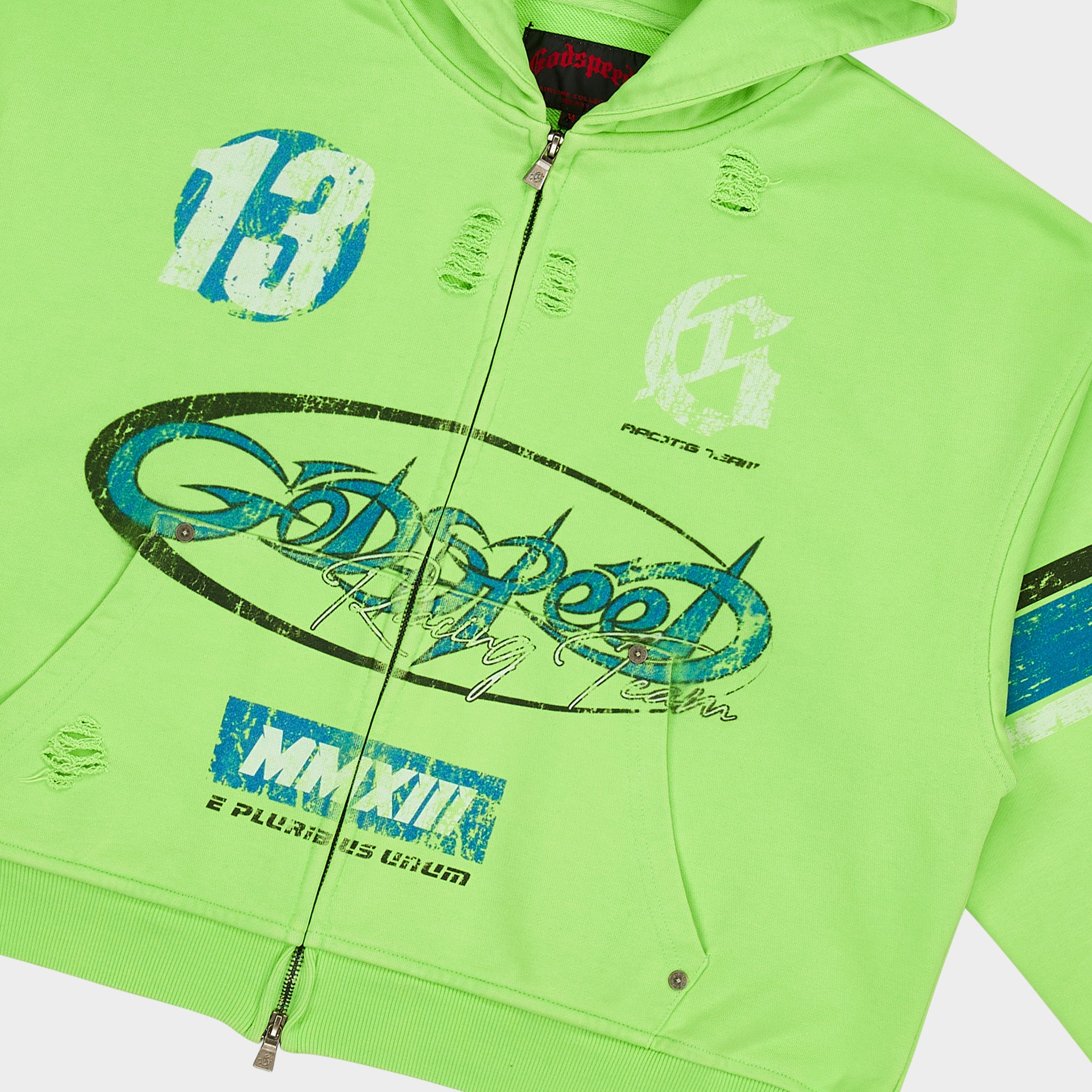GODSPEED NEW YORK - Speedway Zip Hoodie (Volt)