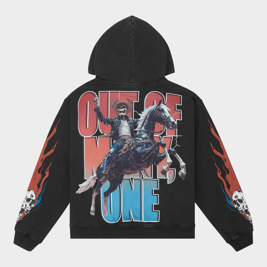 Best Western Hoodie (Black wash)