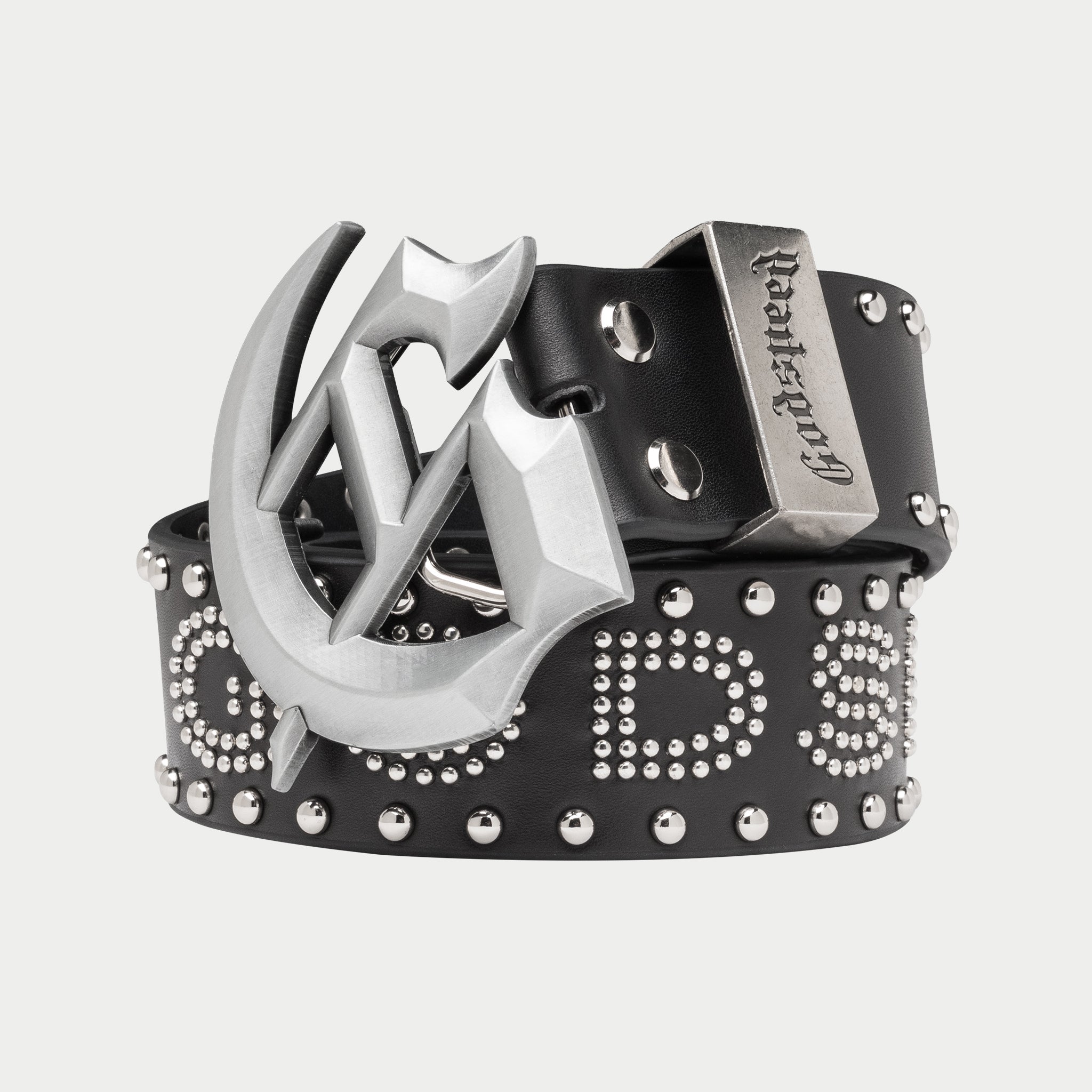 GODSPEED NEW YORK - Forged GS Studded Belt (Black) GODSPEED NEW YORK - Forged GS Studded Belt (Black)