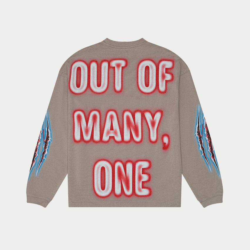 W.I.S.C II LS T-Shirt (Slate Grey)