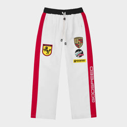 GRC TrackPants (White/Blk/Red)