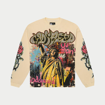 Vandal LS T-Shirt (Bone)