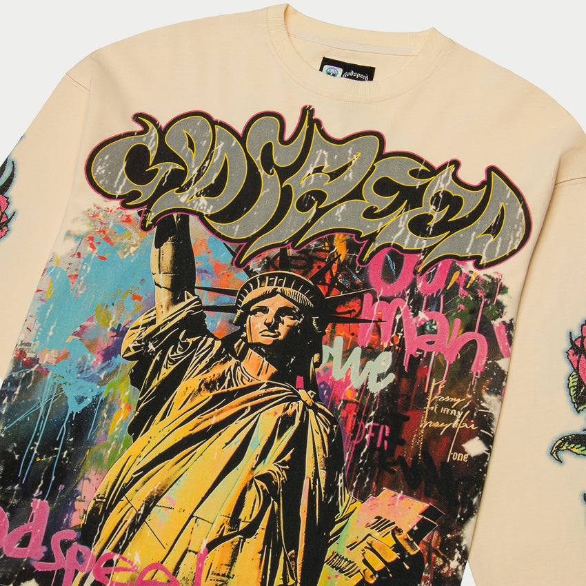 Vandal LS T-Shirt (Bone)