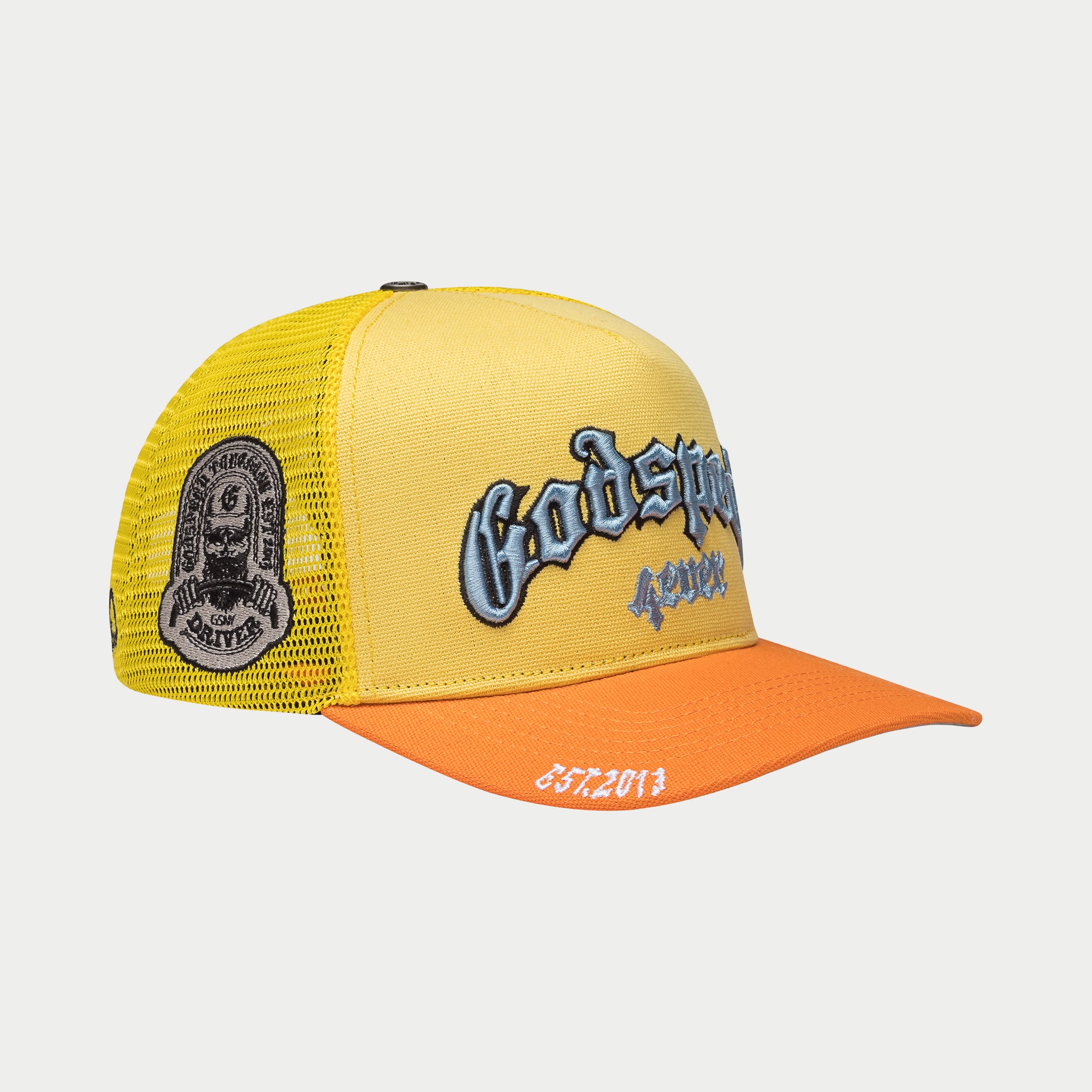 GODSPEED NEW YORK - GS FOREVER TRUCKER HAT (Yellow/Orange)