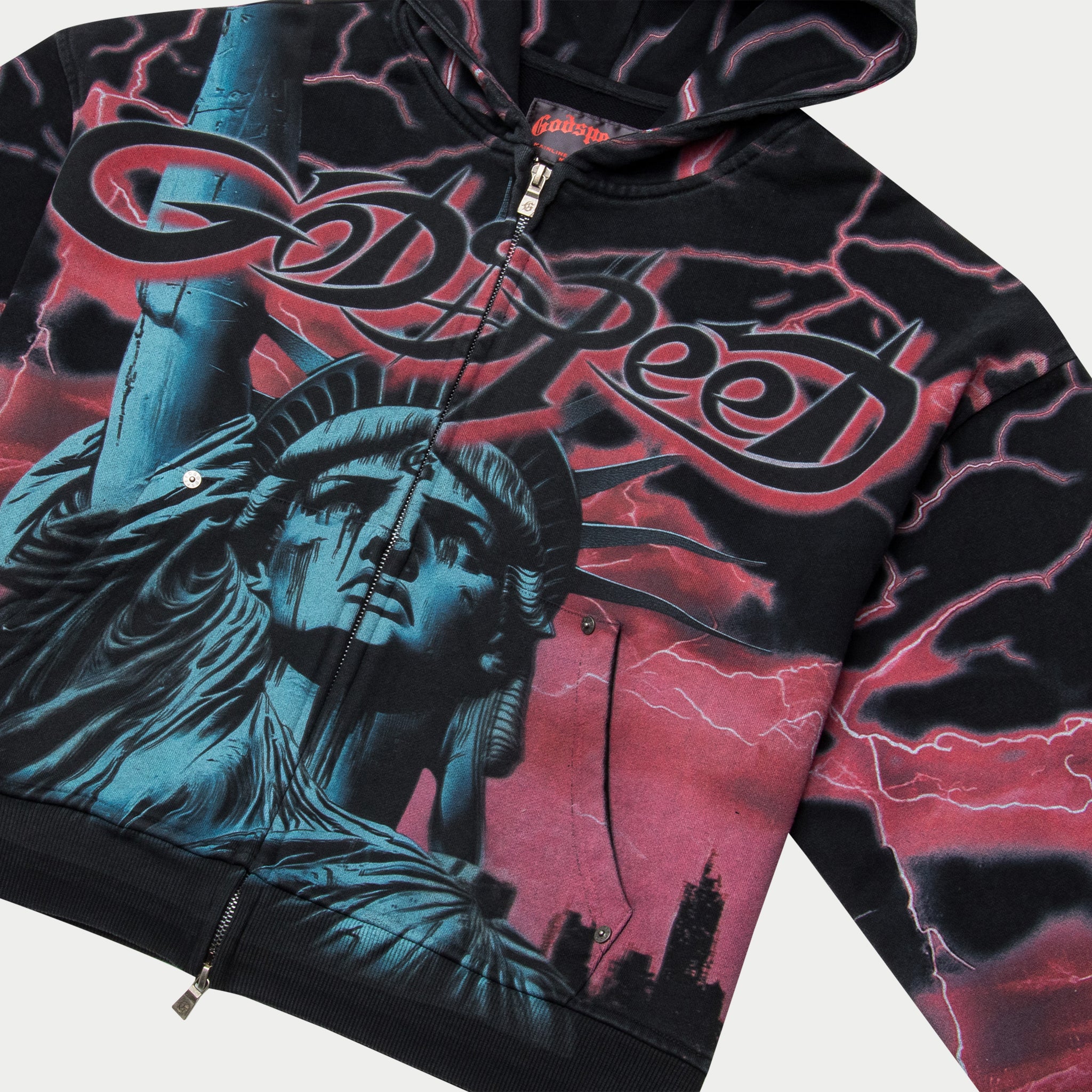 GODSPEED NEW YORK - Voltage Zip Hoodie (Red)