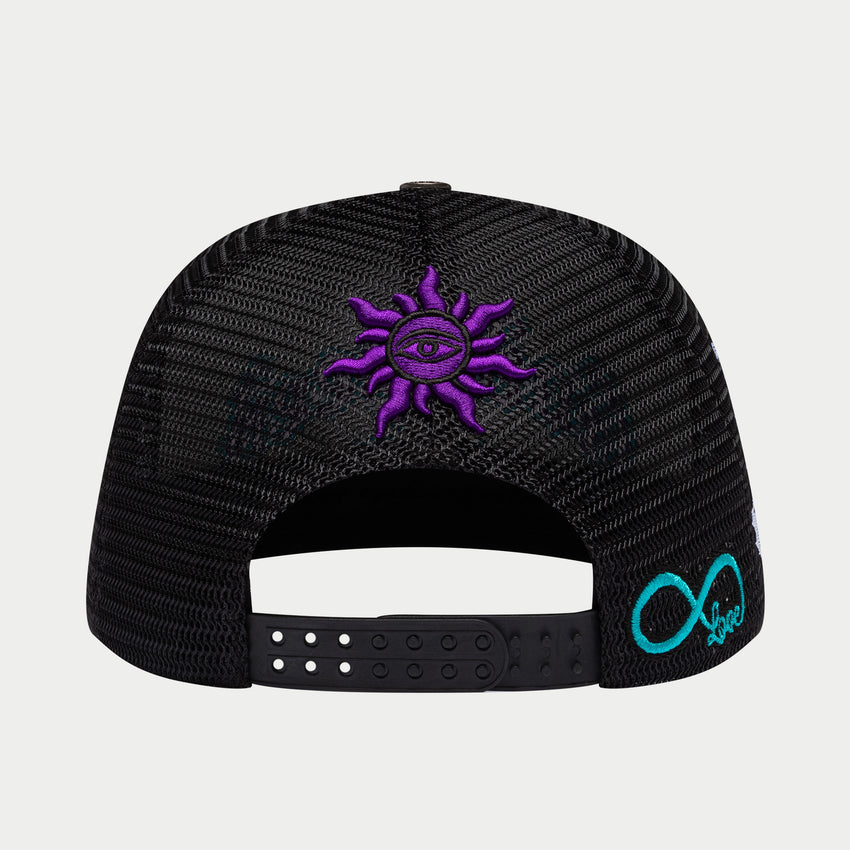 GS Forever Trucker Hat (Teal/Purple)