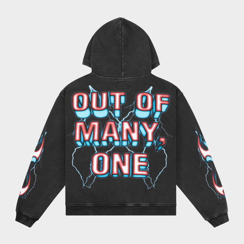 Supreme Reign Hoodie (Black wash)