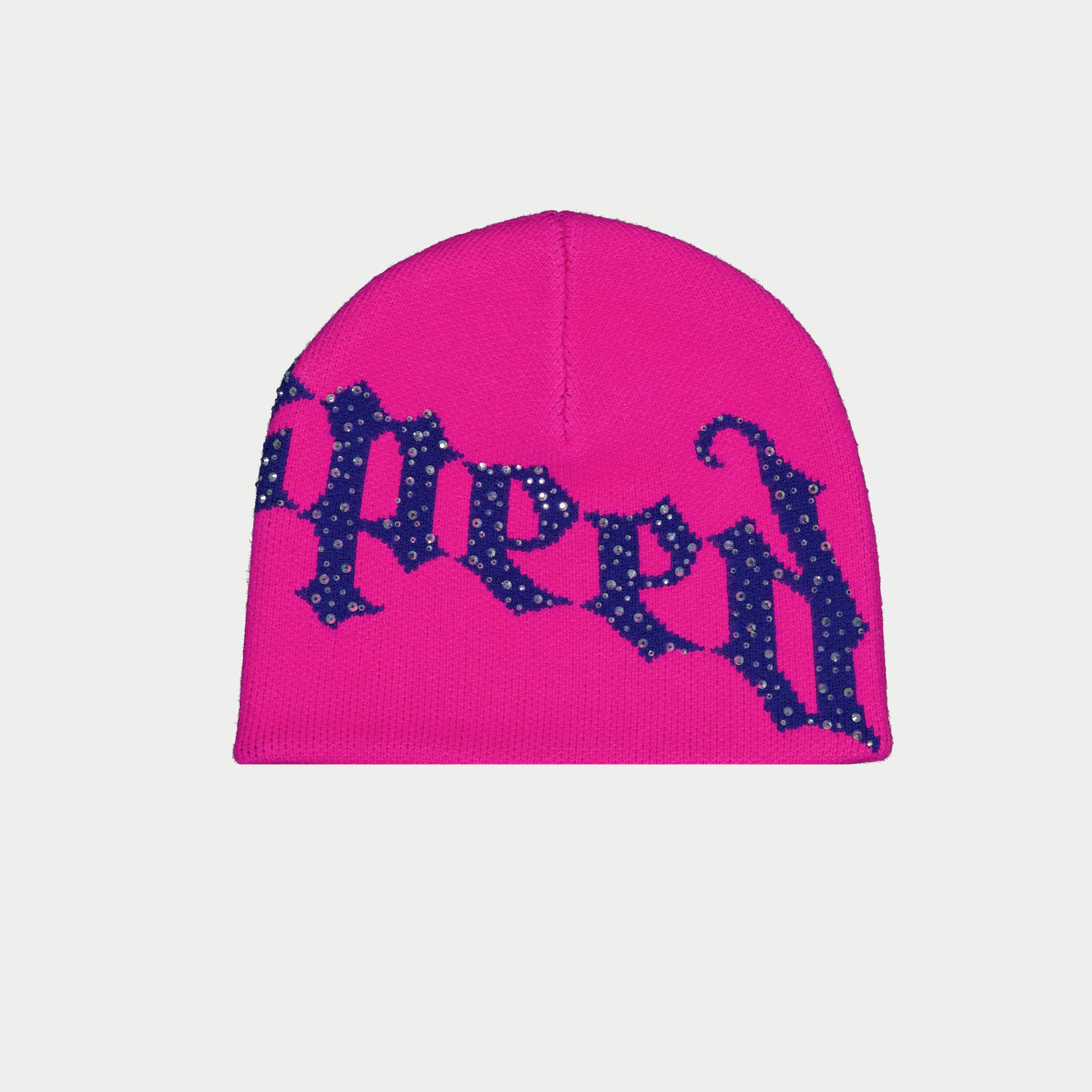 GODSPEED NEW YORK - OG Logo Studded Beanie (Fuchsia Pink)