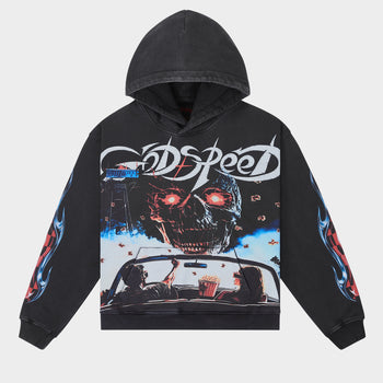 Drive in Hoodie (Black wash)