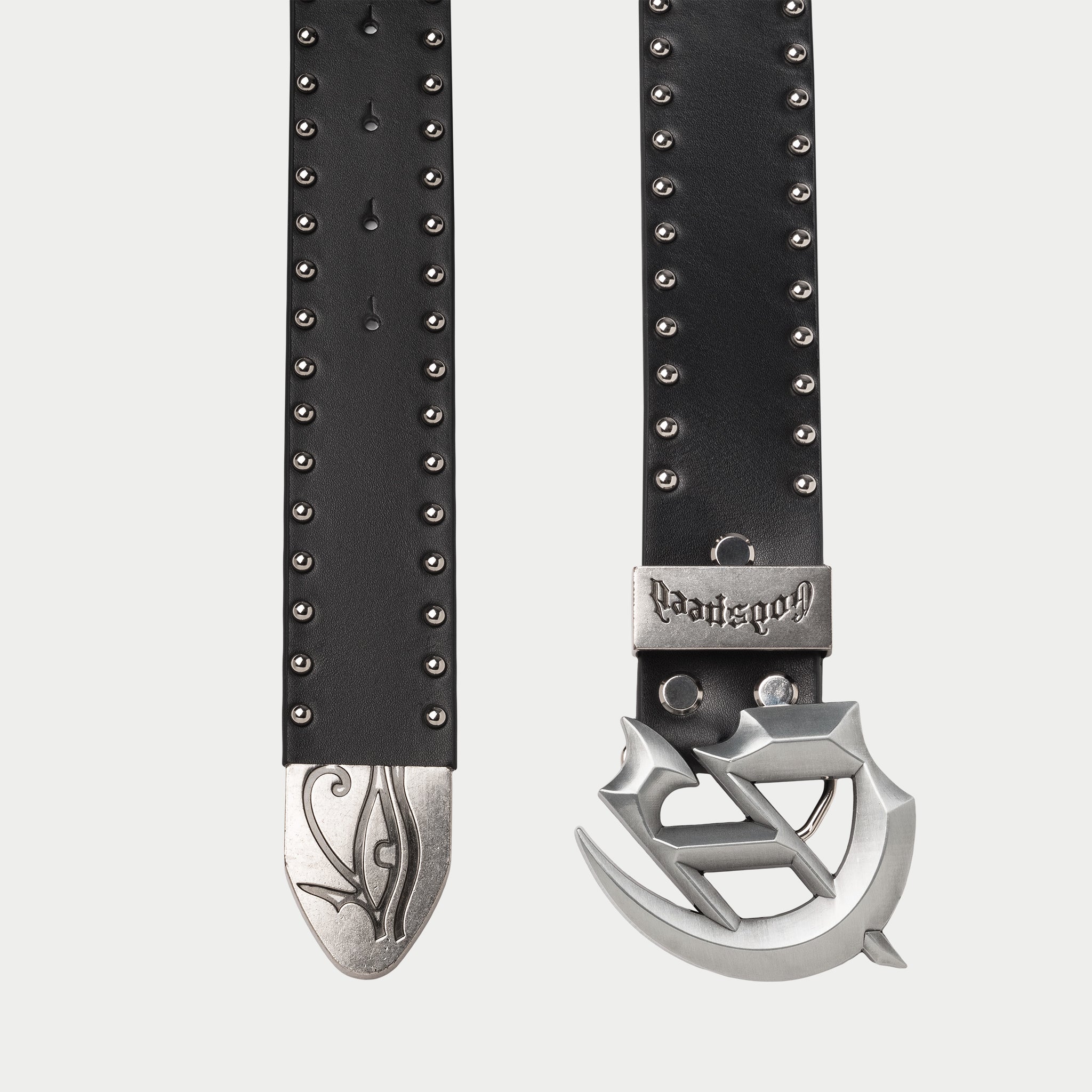 GODSPEED NEW YORK - Forged GS Studded Belt (Black) GODSPEED NEW YORK - Forged GS Studded Belt (Black)