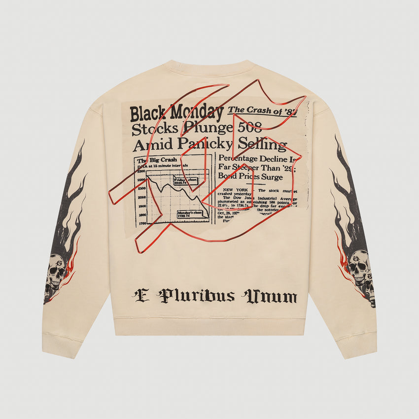 Black Monday Sweatshirt (Bone)